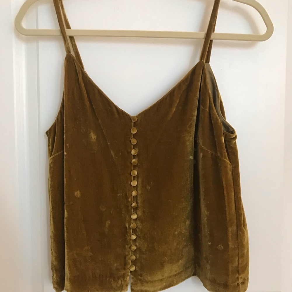 JCrew velvet tank